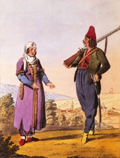 Arnaute Man and Woman of the Crimea, from Travels Through the Southern Provinces of the Russian Empire in the Years 1793 & 1794