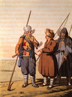 Tartar Shepherd with Two Men, from Travels Through the Southern Provinces of the Russian Empire in the Years 1793 & 1794