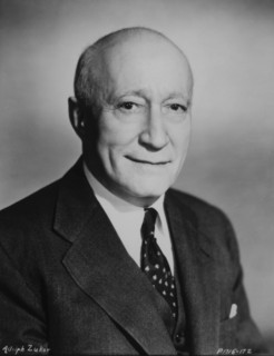 Adolph Zukor (1873-1976), Producer and Founder of Paramount Pictures, Portrait, circa 1950's