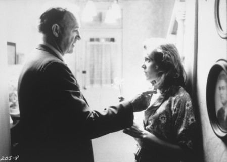 Gene Hackman and Frances McDormand, on-set of the Film, "Mississippi Burning", 1988