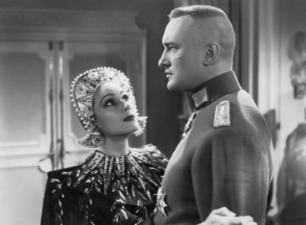 Dolores Del Rio, George Sanders, on-set of the Film, "Lancer Spy", 1937