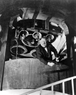 Werner Krauss, on-set of the Film, "Secrets of a Soul" (aka Geheimnisse Einer Seele), 1926