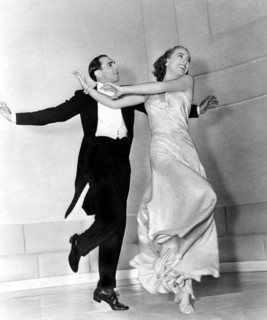 Tony De Marco, Joan Crawford, on-set of the Film, "The Shining Hour", 1938