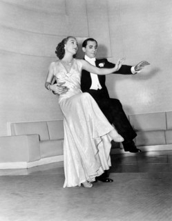 Joan Crawford, Tony De Marco, on-set of the Film, "The Shining Hour", 1938