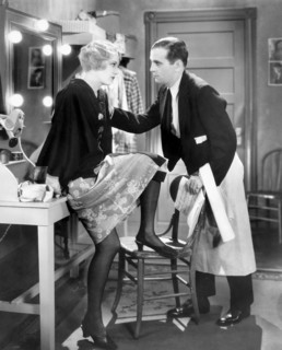 Betty Bronson, Al Jolson, on-set of the Film, "The Singing Fool", 1928