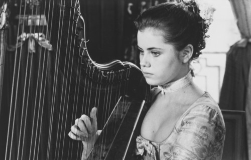 Fairuza Balk,  on-set of the Film, "Valmont", 1989