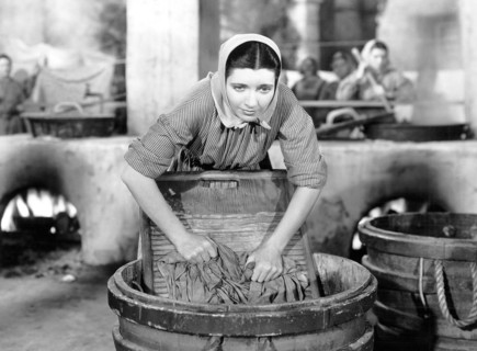 Kay Francis, on-set of the Film, "The White Angel", 1936