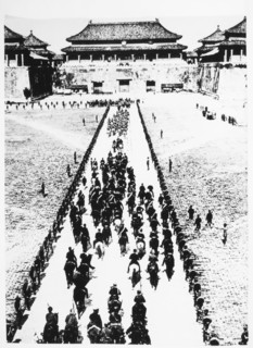 Foreign Troops Entering Beijing, China during Boxer Rebellion, circa 1900