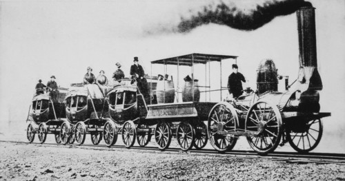DeWitt Clinton, Third Locomotive Train Built in USA for Actual Service on Railroad, Albany to Schenectady, New York, 1831