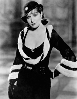 Billie Dove, on-set of the Film, "Cock of the Air", 1932