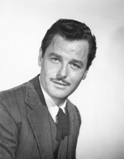 Gig Young, Portrait, on-set of the Film, "Lust for Gold", 1949
