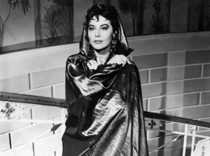 Ava Gardner, on-set of the Film, "The Naked Maja", 1959