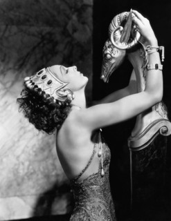 Joyzelle Joyner, on-set of the Film, "The Sign of the Cross", 1932