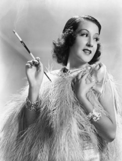Ethel Merman, on-set of the Film, "Strike Me Pink", 1936