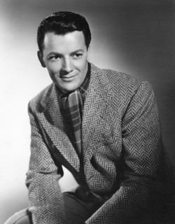 Cornel Wilde, Portrait, on-set of the Film, "Wintertime", 20th Century Fox, 1943