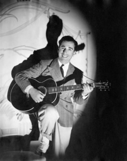 Nick Lucas, American Singer and Jazz Guitarist, Portrait with Guitar, circa 1930's