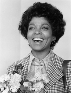 Ruby Dee, on-set of TV Show, "Police Woman", Episode, "Target Black",' Airdate August 1, 1975