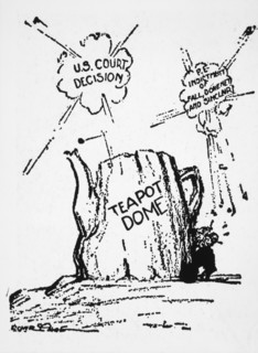 Teapot Dome Scandal, Political Cartoon, 1920's