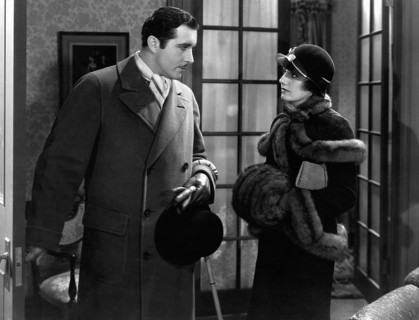 John Boles, Doris Lloyd, on-set of the Film, "Back Street", 1932