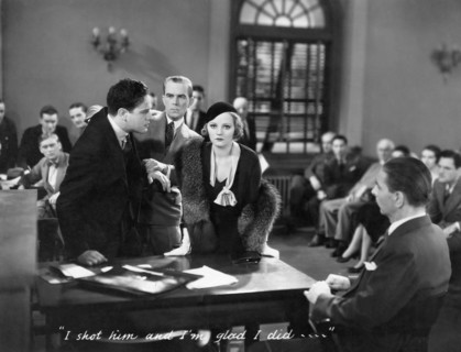 Harvey Stephens, Arthur Hohl, Tallulah Bankhead, on-set of the Film, "The Cheat", 1931