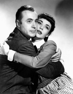 Charles Boyer, Jennifer Jones, on-set of the Film, "Cluny Brown", 20th Century Fox, 1946