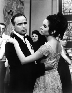 Marlon Brando, Geraldine Chaplin, on-set of the Film, "A Countess From Hong Kong", 1967