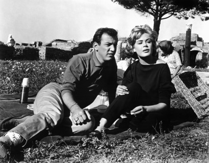 Bobby Darin, Sandra Dee, on-set of the Film, "Come September", 1961