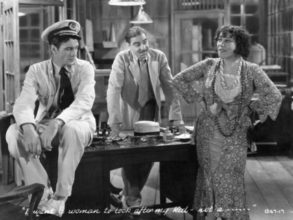 Gary Cooper, Joseph Calleia, Raquel Davidovich, on-set of the Film, "His Woman", 1931