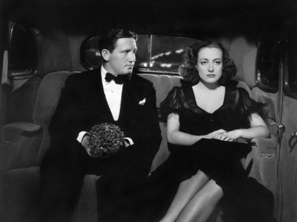 Spencer Tracy, Joan Crawford, on-set of the Film, "Mannequin", 1937