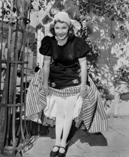 Martha Raye, on-set of the Film, "Never Say Die", 1939