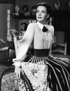 Susan Peters, on-set of the Film, "The Sign of the Ram", 1948