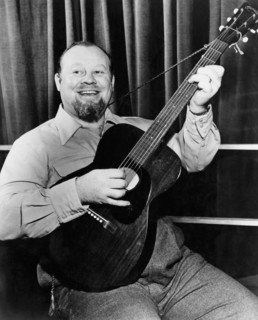 Burl Ives Playing Guitar, circa early 1950s