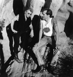 Jack Casady and Jorma Kaukonen, Members of American Blues-Rock Band Hot Tuna, Portrait, 1990