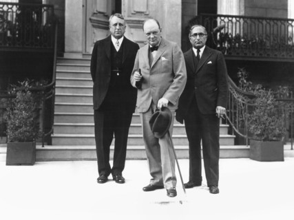 William Randolph Hearst, Winston Churchill, Louis B. Mayer, Portrait, circa 1930s