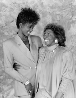 Whitney Houston with Mother, Cissy Houston at Radio City Music Hall during 'The Songwriters Hall of Fame 20th Anniversary,' 1989