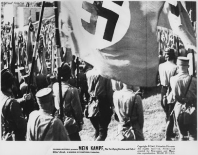 Marching WWII German Soldiers from the Documentary Film, "Mein Kampf", 1960