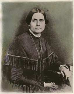 Susan B. Anthony (1820-1906), American Reformer, Leader of Suffrage Movement, Portrait from Daguerreotype, 1852