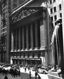 New York Stock Exchange, Wall Street, New York City, USA, circa 1930's