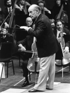 Erich Leinsdorf (1912-1993) Austrian-born American Conductor, Portrait with New York Philharmonic Orchestra, 1978