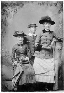 Two Teen Girls and Boy, Portrait, circa 1900