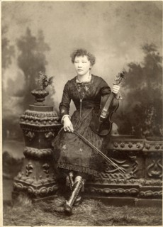 Woman with Viola, Portrait, circa 1900