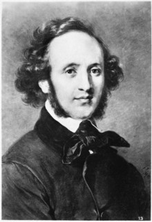 Jakob Ludwig Felix Mendelssohn Bartholdy (1809 –1847), German Composer, Pianist and Conductor, Early Romantic Period, Postcard