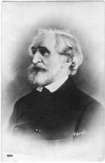 Giuseppi Verdi (1813-1901), Italian Opera Composer, Portrait, Postcard