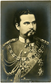 Ludwig II or Ludwig Otto Friedrich Wilhelm (1845-1886), King of Bavaria, Portrait, circa 1880