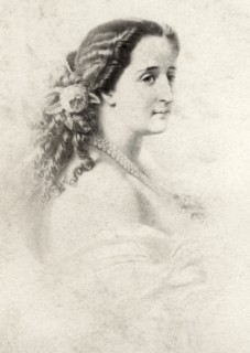 Empress Eugenie, or Eugenie de Montijo, Wife of Napoleon III, Portrait, circa 1870