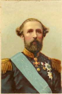 Oscar II (1829 –1907), King of Sweden (1872-1907), and King of Norway (1872-1905), Portrait, circa 1885