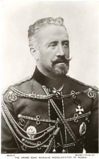 Grand Duke Nicholas Nicholaevitch (1856-1929), Grandson of Nicholas I of Russia and Commander-in-Chief of Russian Armies during 1st year of WWI, Portrait, circa 1915