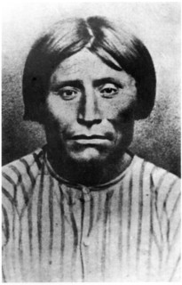 Kintpuash or Captain Jack (1837-73), Chief of Native American Modoc Tribe of California and Oregon, Portrait taking Shortly after Capture by US Army, 1873