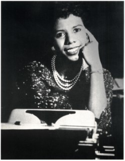 Lorraine Hansberry (1930-1965), American Playwright and Writer, Portrait, circa 1960