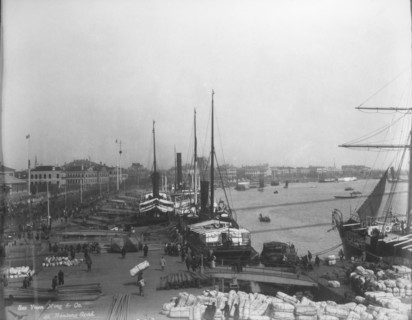 Harbor Area, Shanghai, China, circa 1890